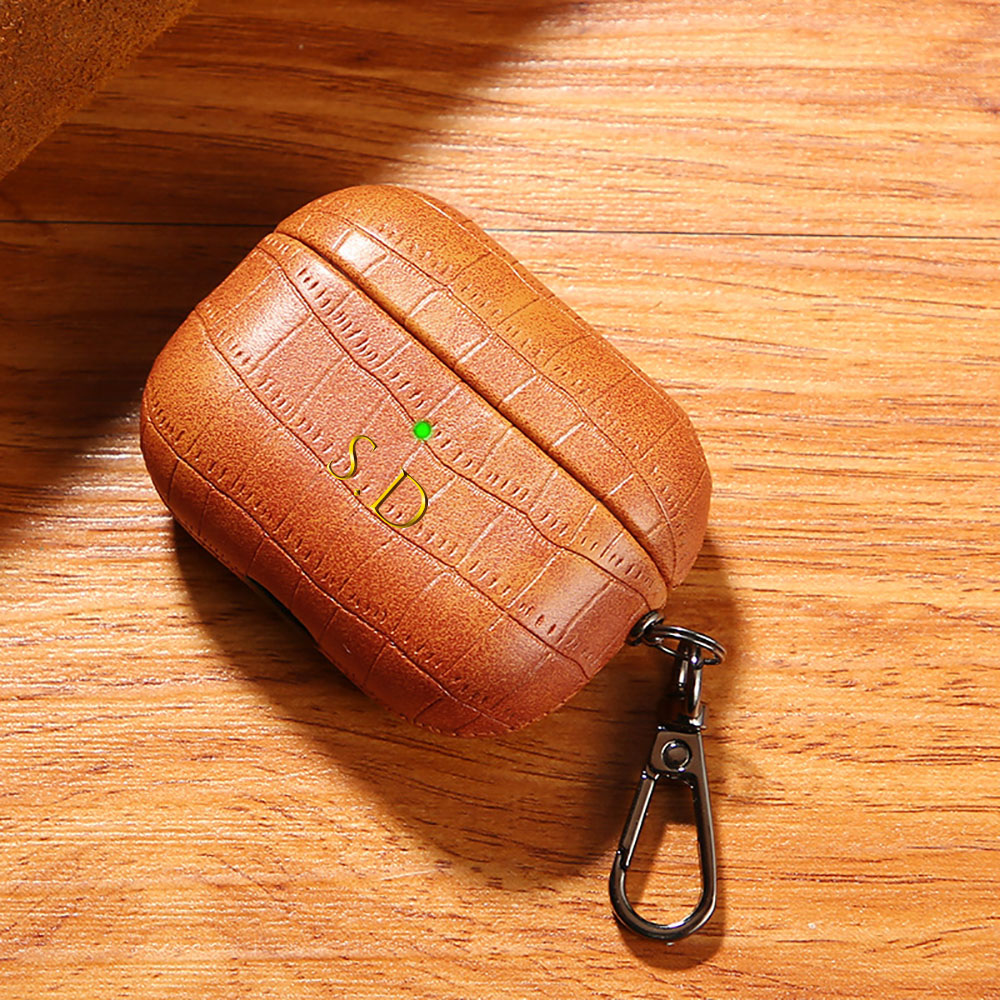 For Airpods 1 2 3 4 Pro 2 Luxu - Monogram Keychain Leather 评论和价格