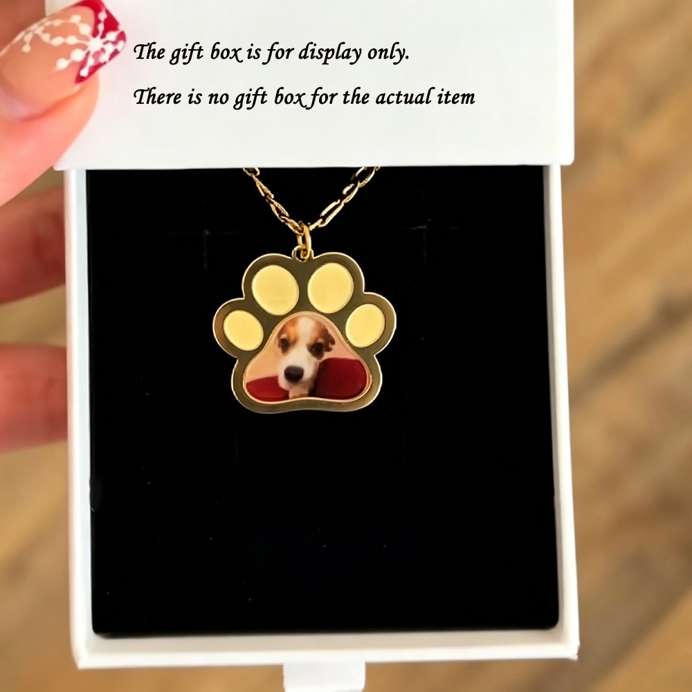 Personalized Pet Paw Colors Pr - Name Necklace Custom 评论和价格
