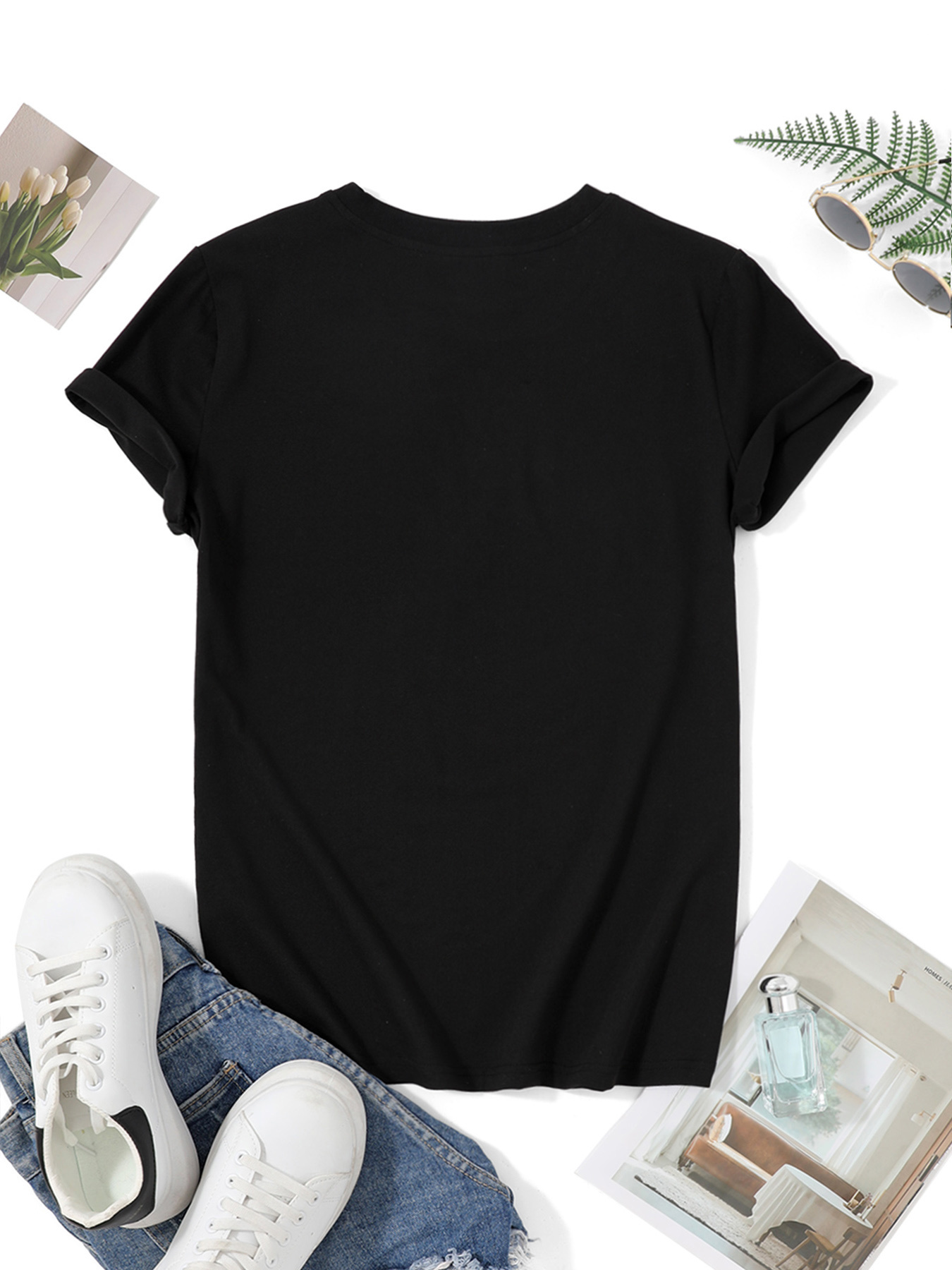 Plus Size Women Casual Round N - Family Tree Print 评论和价格