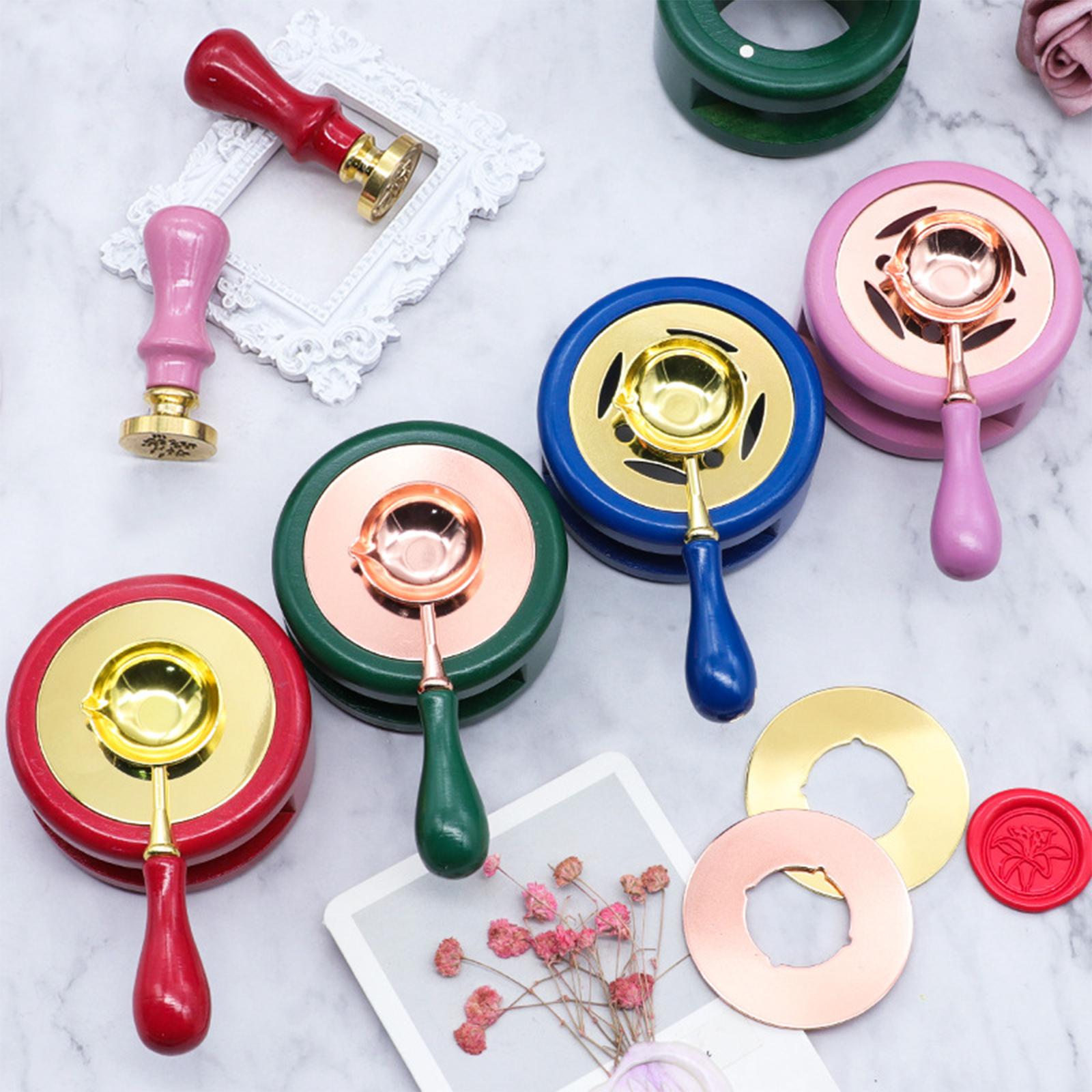 Wax Seal Warmer Copper Wood Me - Wax Seal Letter Kit 评论和价格