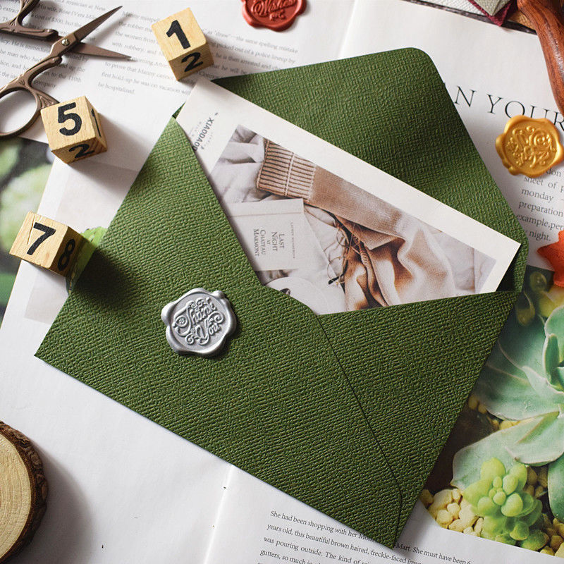 50pcs/lot 20.1x15.1cm Envelope - Wax Seal Letter Kit 评论和价格