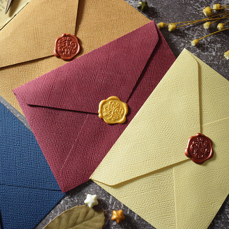 50pcs/lot 20.1x15.1cm Envelope - Wax Seal Letter Kit 评论和价格