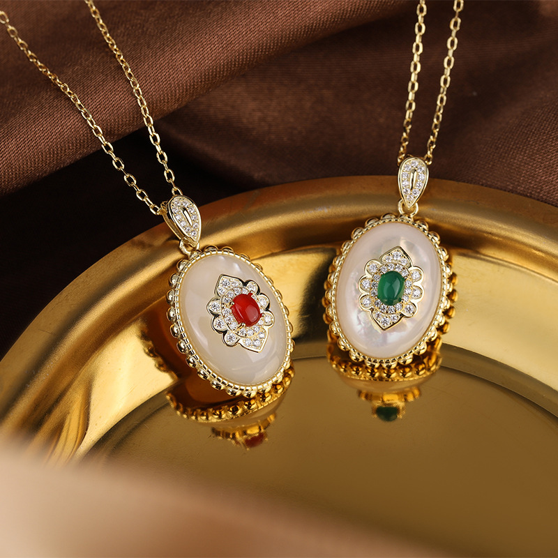 Women's Fashion Light Luxury F - Birth Flower Necklace 评论和价格