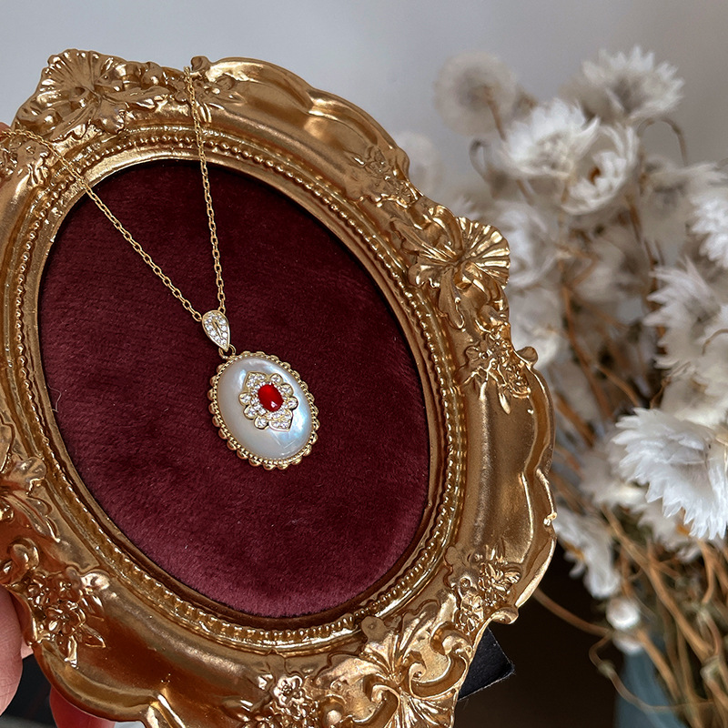 Women's Fashion Light Luxury F - Birth Flower Necklace 评论和价格