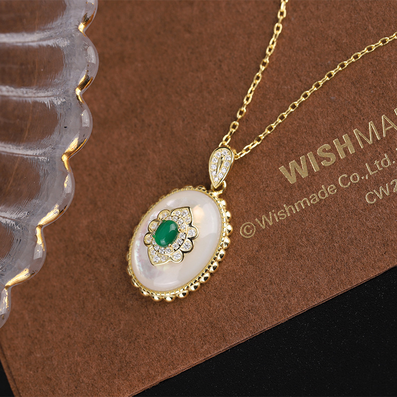 Women's Fashion Light Luxury F - Birth Flower Necklace 评论和价格