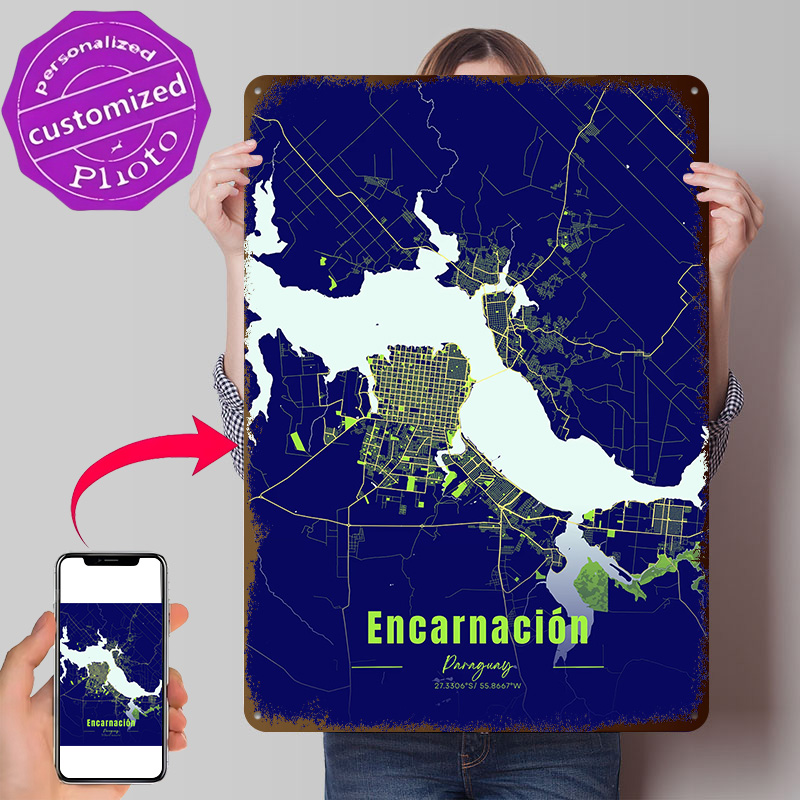 Encarnación Decoration Home De - Custom Map Poster 评论和价格