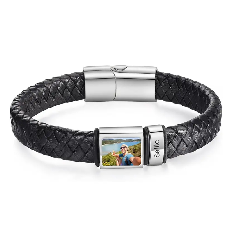 Personalized Photo Name Bracel - Coordinates Bracelet 评论和价格