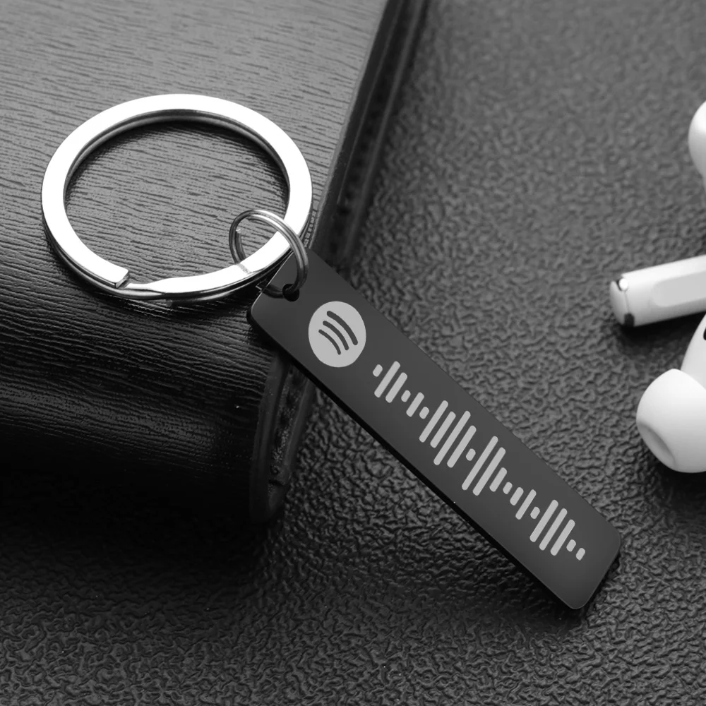 Personalized Spotify Code Keyc - Initial Ring Custom 评论和价格