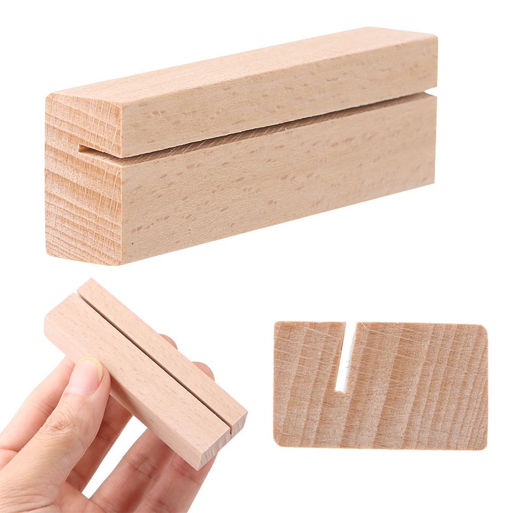 Picture Frame Base Desk Card N - Engraved Wood Frame 评论和价格