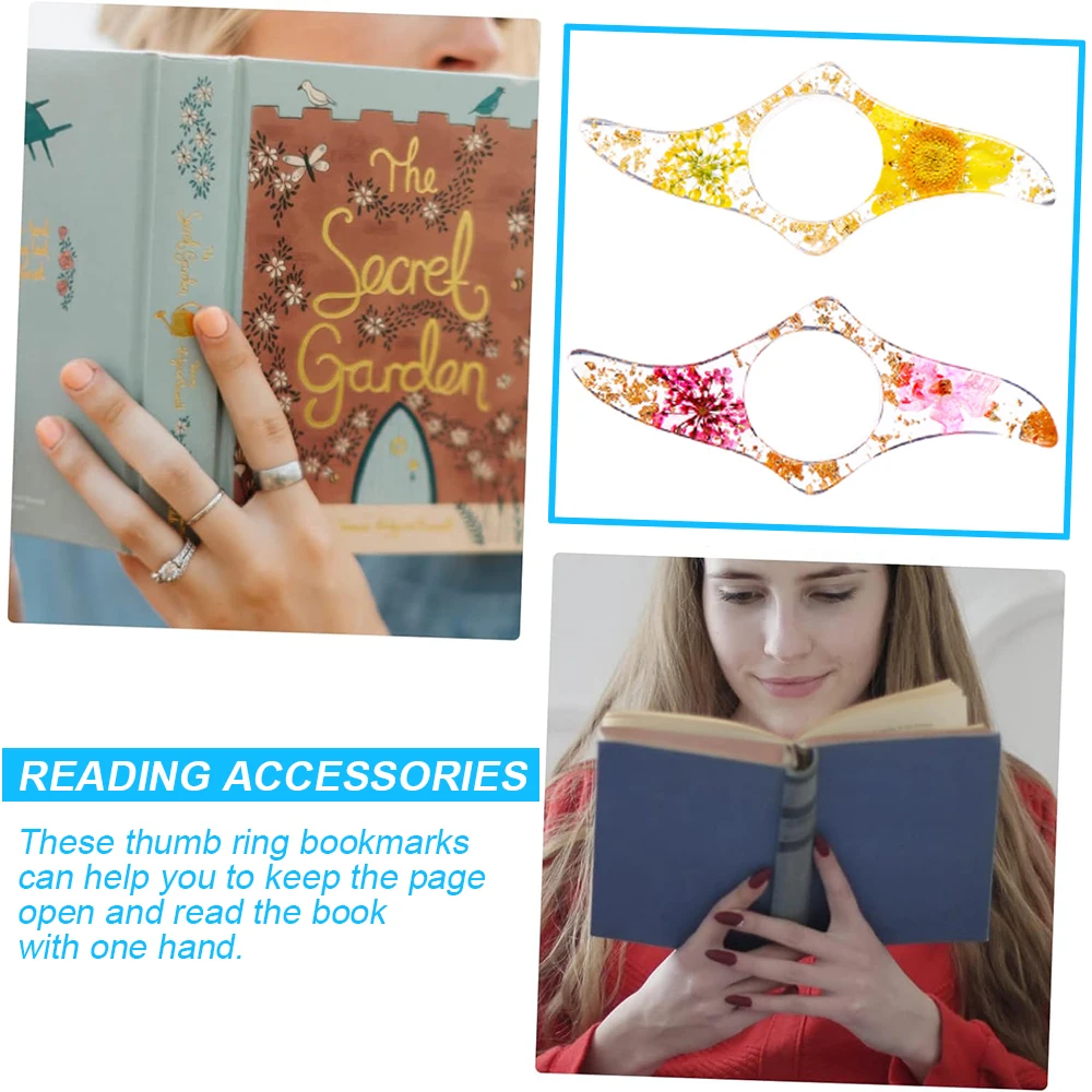 Exquisite Dried Flowers Thumb  - Dried Flower Bookmark 评论和价格