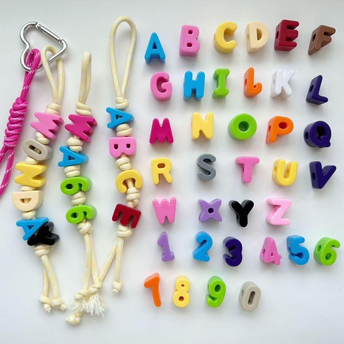 Custom Name Keyring 1-7 Letter - Initial Ring Custom 评论和价格