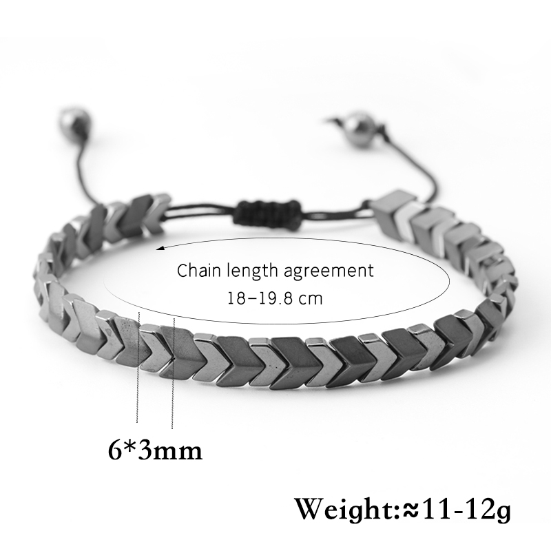 Fashion Hematite Bracelet Ener - Coordinates Bracelet 评论和价格