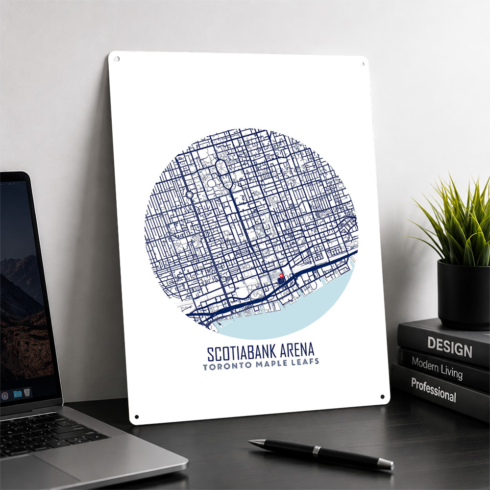 Scotiabank Arena Map Metal Pos - Custom Map Poster 评论和价格
