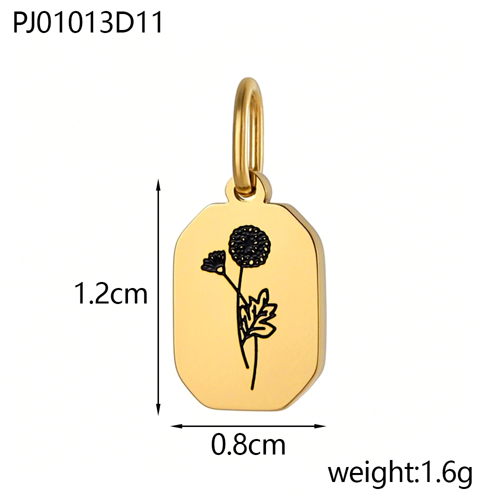 Chic Hot Sale Birth Month Crys - Birth Flower Necklace 评论和价格