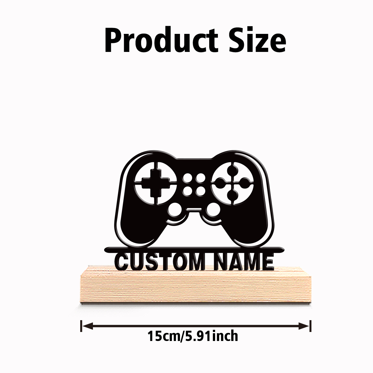 1pc Personalized Custom Game c - Engraved Wood Frame 评论和价格