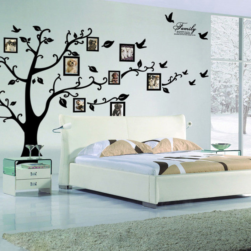 Large Size Photo Tree PVC Wall - Family Tree Print 评论和价格
