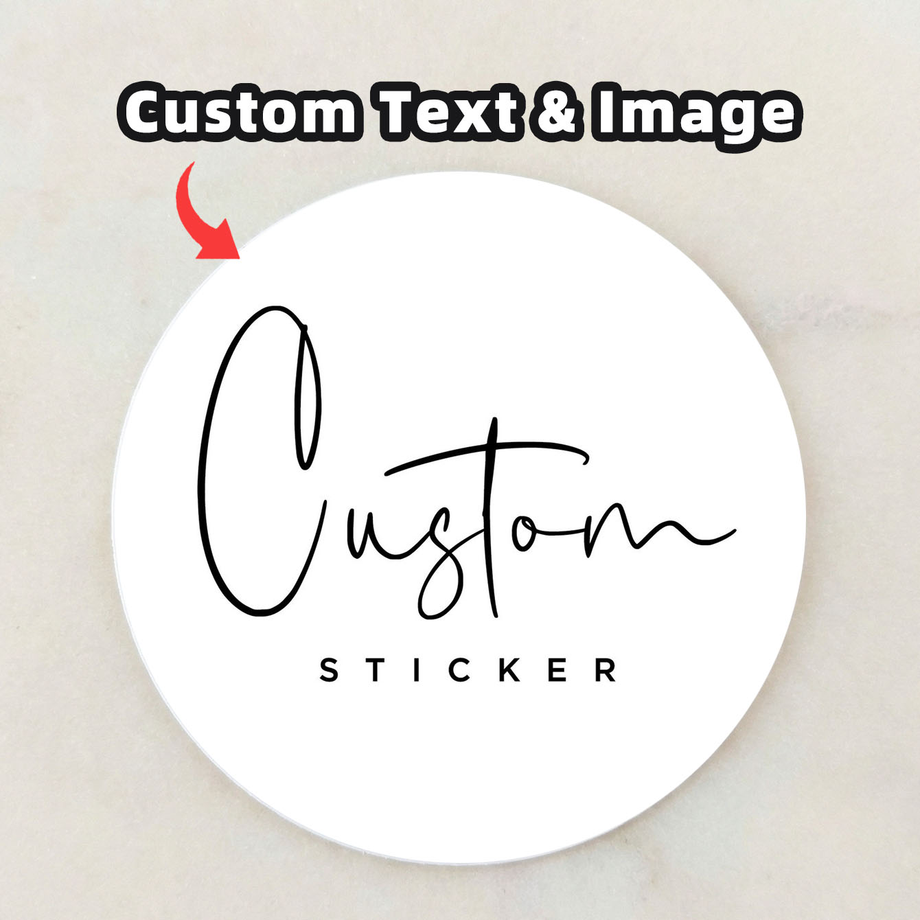 1-100Pcs Custom Waterproof Rou - Personalised Candle Label 评论和价格