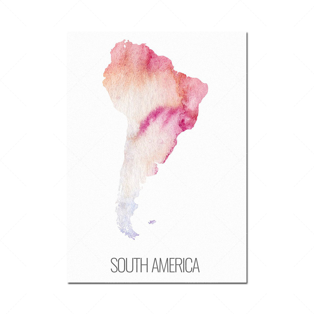 6 continent poster set, North  - Custom Star Map 评论和价格