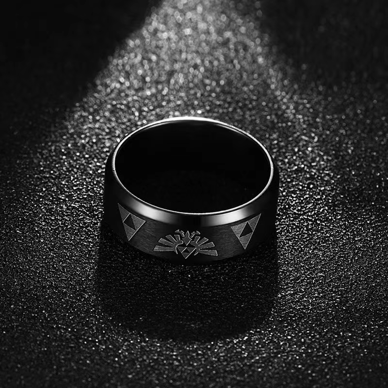 Fashion Anime Triforce Triangl - Initial Ring Custom 评论和价格