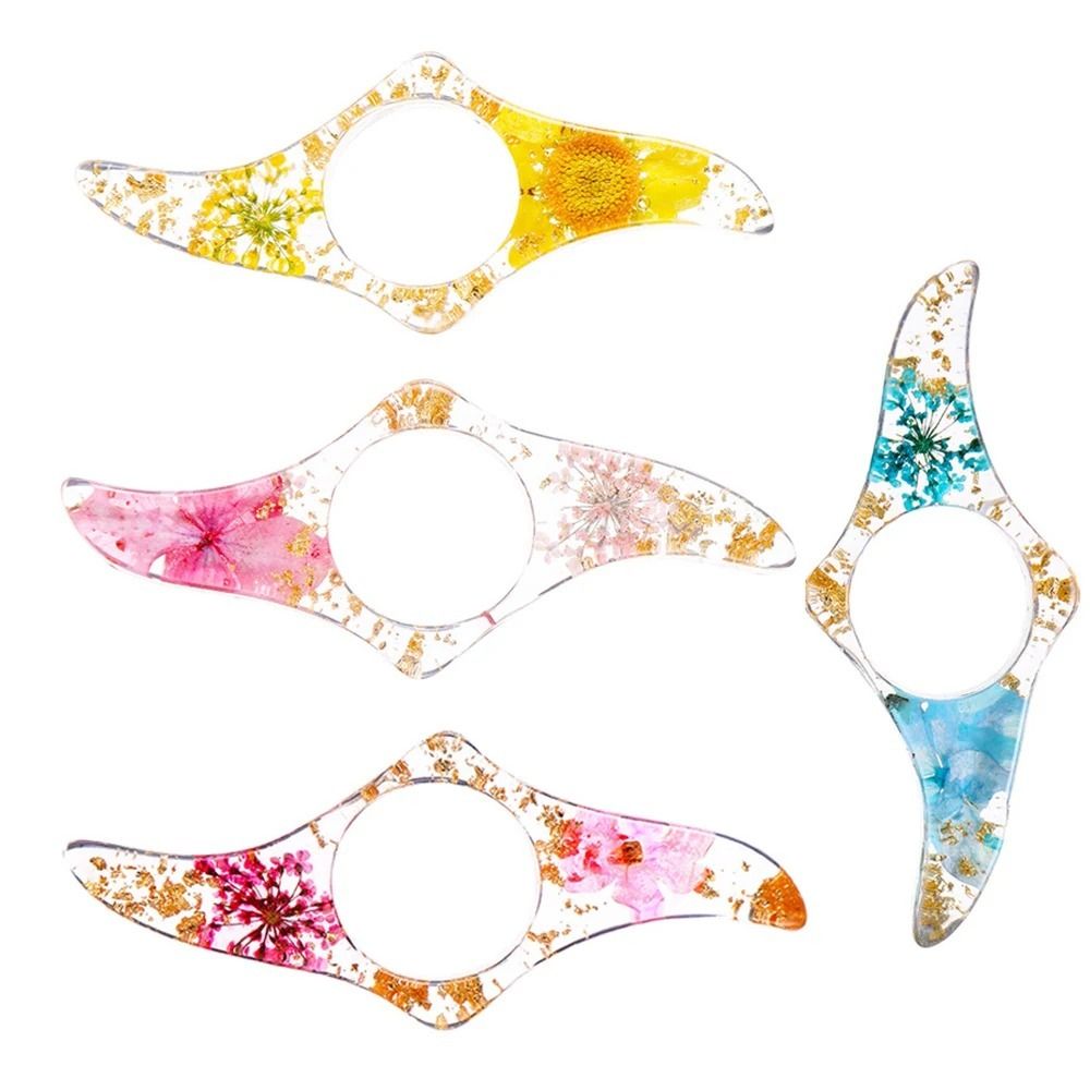 Book Accessories Acrylic Thumb - Dried Flower Bookmark 评论和价格