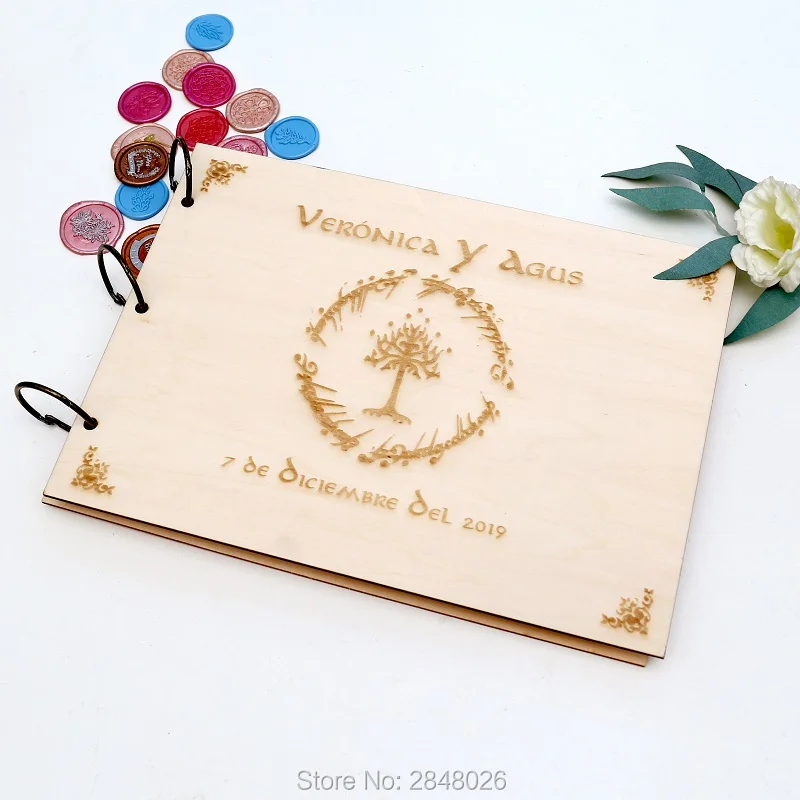 Rustic personalized wedding gu - Custom Photo Book 评论和价格