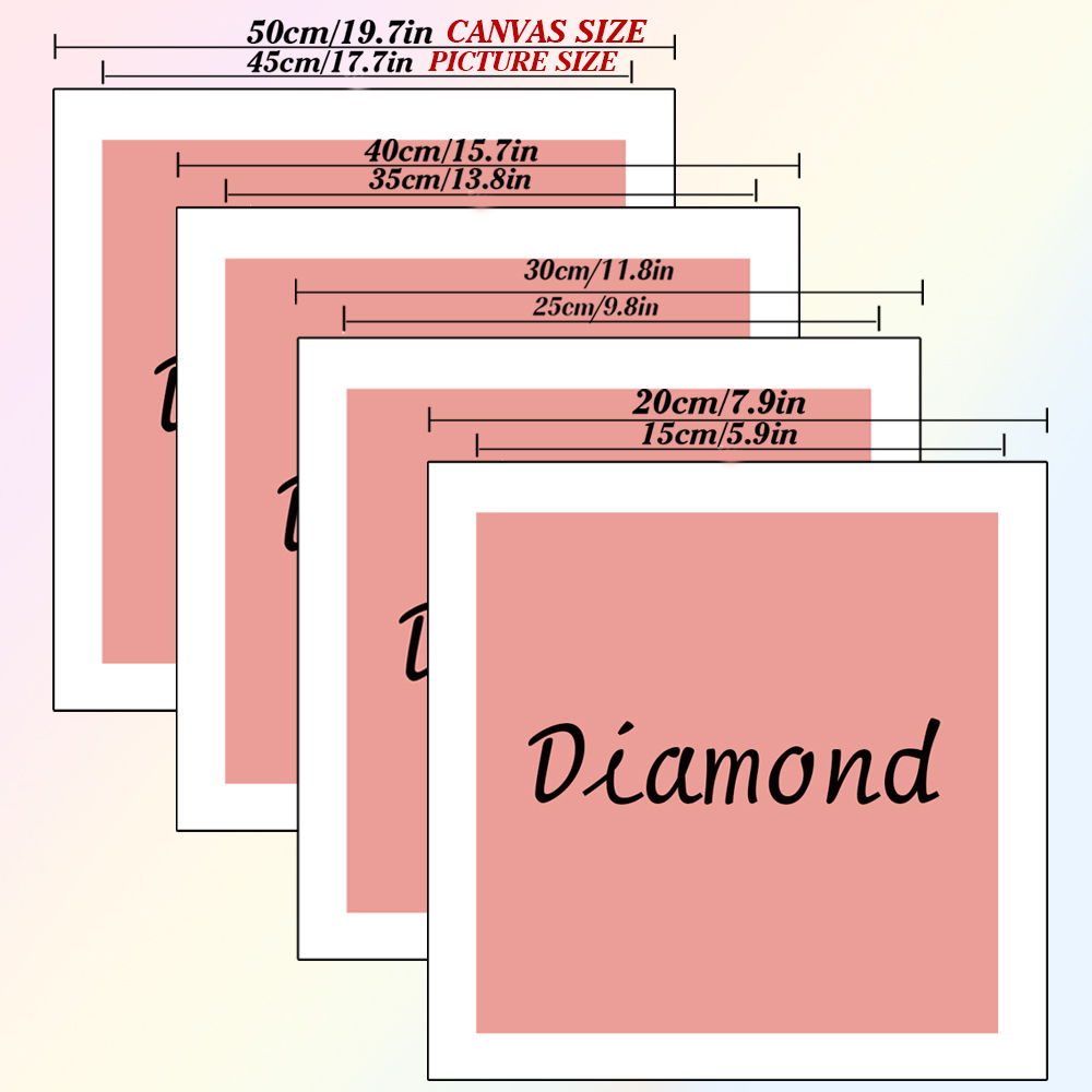 Rose Diamond Painting Full Squ - Photo Mosaic Print 评论和价格