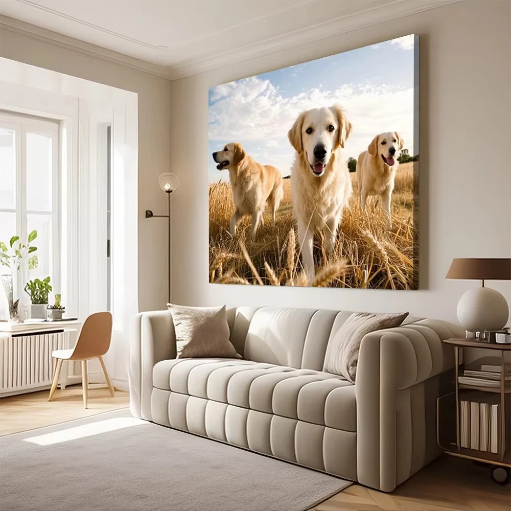 Custom Pet Photo Canvas Print  - Pet Portrait Custom 评论和价格