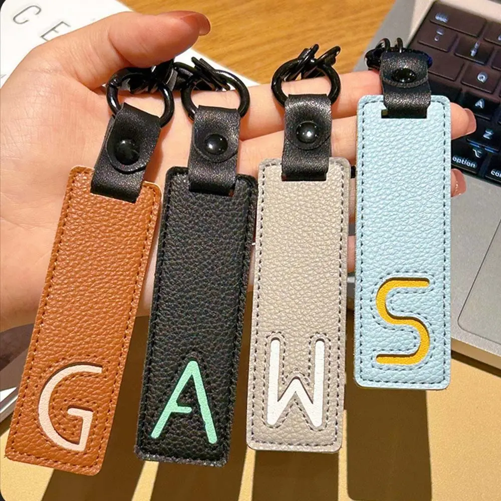 Classic Pu Leather Keychain A- - Monogram Keychain Leather 评论和价格