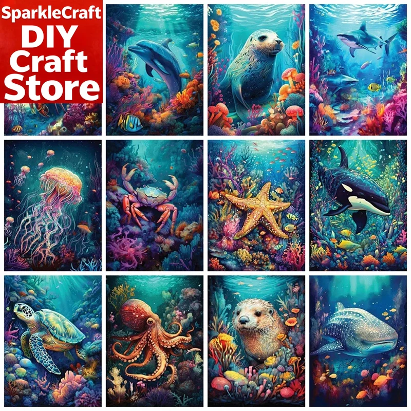 1PC frameless  Full Square Rou - Photo Mosaic Print 评论和价格