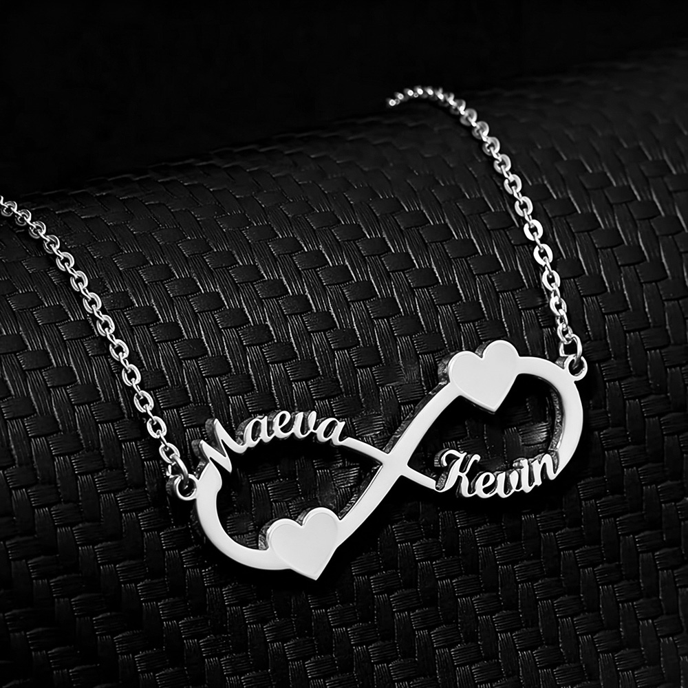 Custom Name Necklace Infinity  - Name Necklace Custom 评论和价格