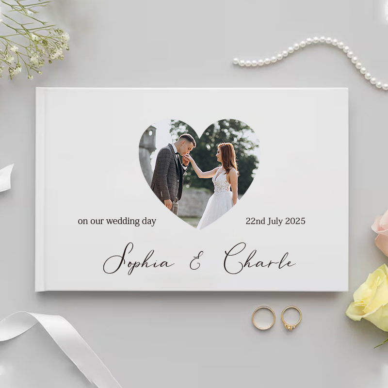 Personalized Guest Book for We - Custom Photo Book 评论和价格