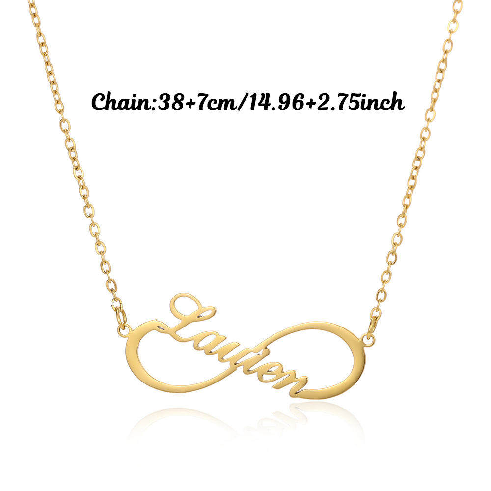 Custom Name Infinity Necklaces - Name Necklace Custom 评论和价格