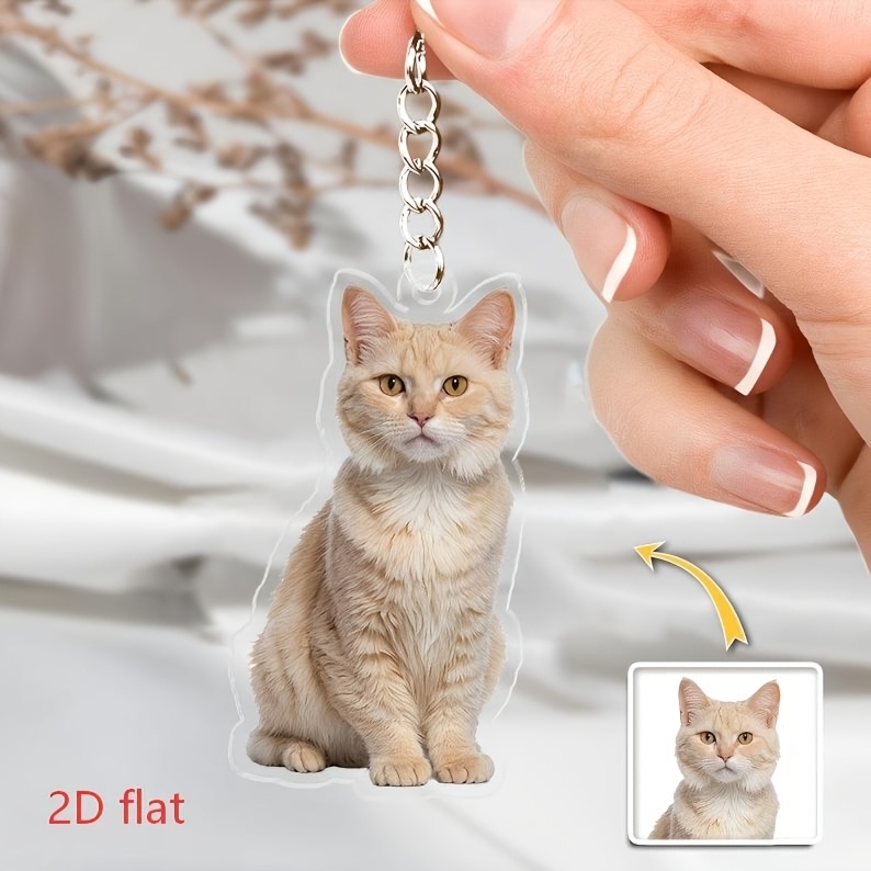 Personalized Custom Acrylic Ke - Pet Portrait Custom 评论和价格