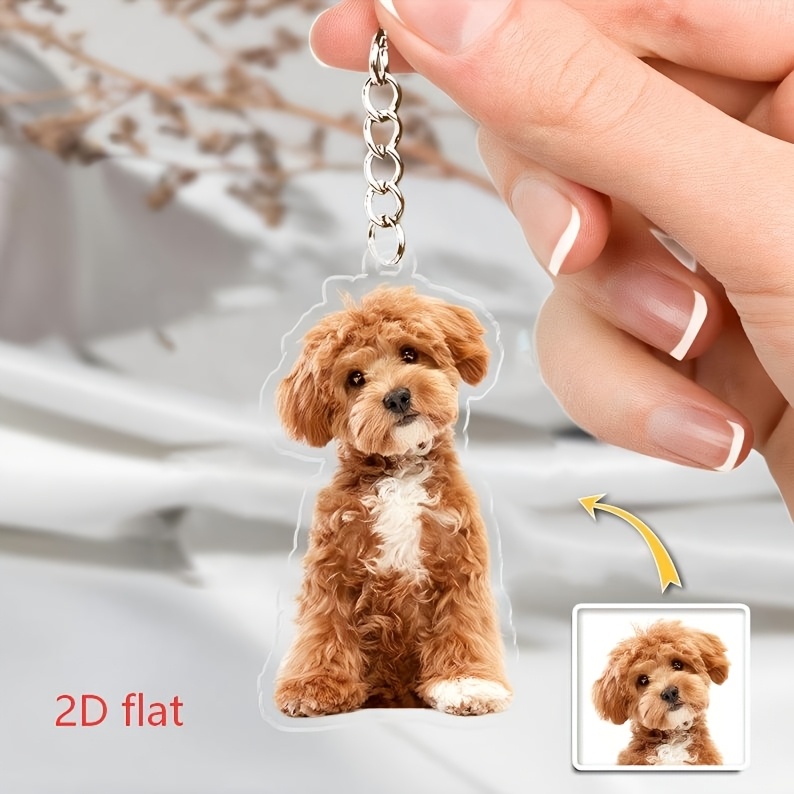 Personalized Custom Acrylic Ke - Pet Portrait Custom 评论和价格