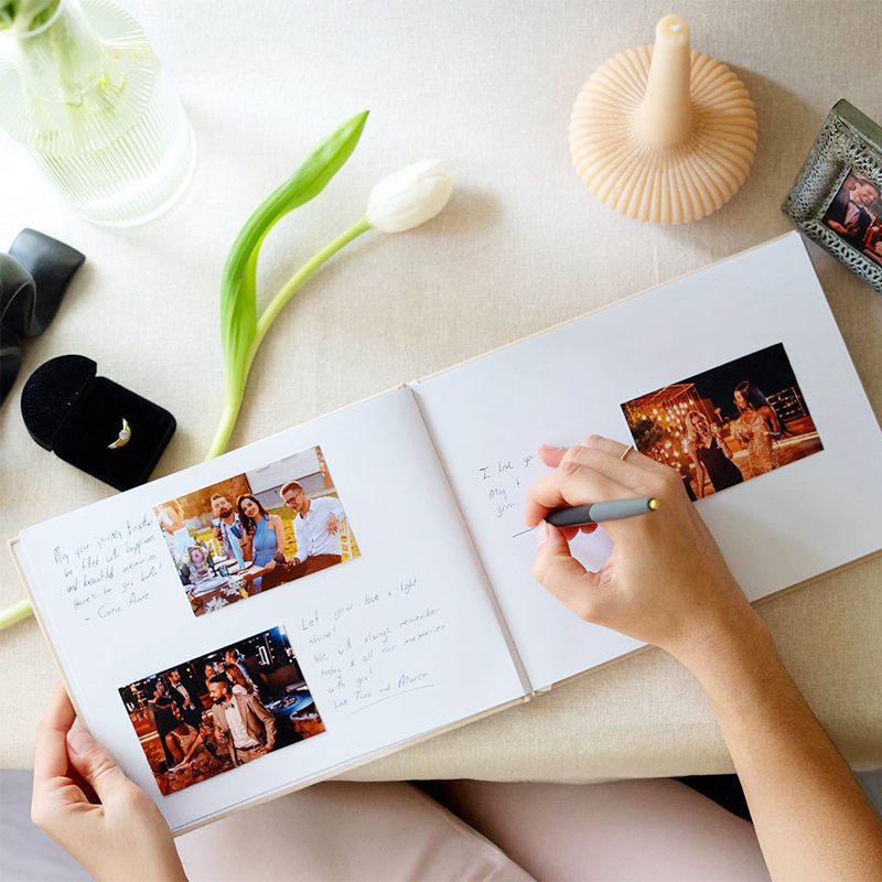 Personalized Guest Book Photo  - Custom Photo Book 评论和价格