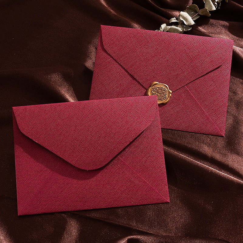 5 Pcs Retro Linen Pattern Enve - Wax Seal Letter Kit 评论和价格