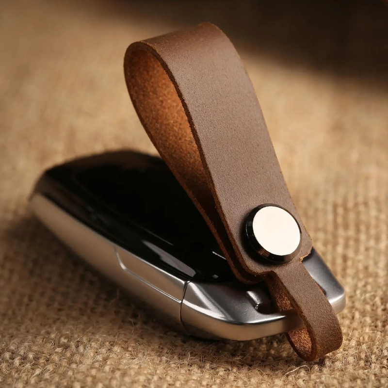 Custom LOGO Genuine Leather Ke - Initial Ring Custom 评论和价格