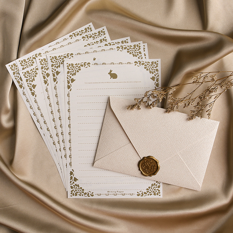10 pcs linen brown paper envel - Wax Seal Letter Kit 评论和价格