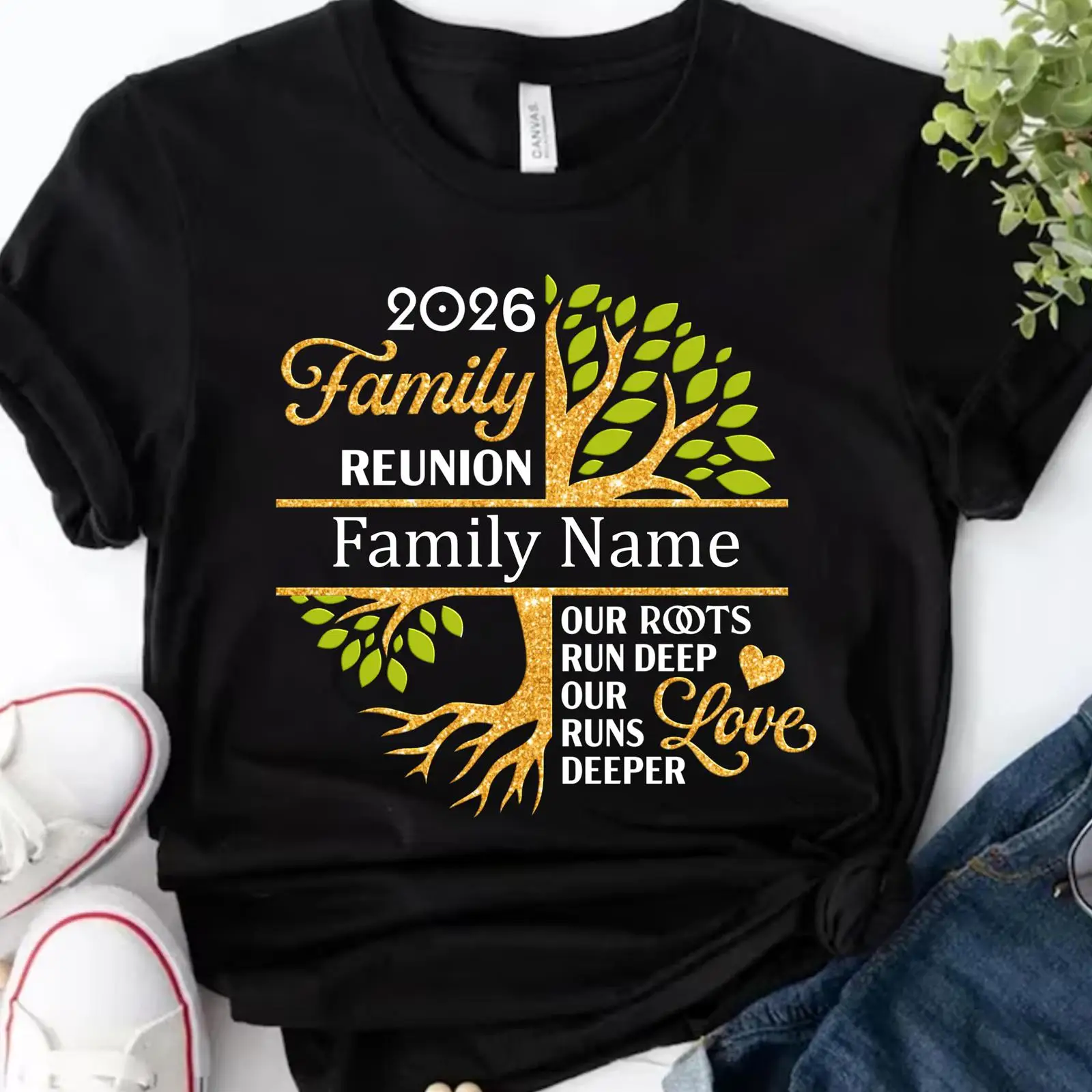 2026 Custom Family Reunion T S - Family Tree Print 评论和价格