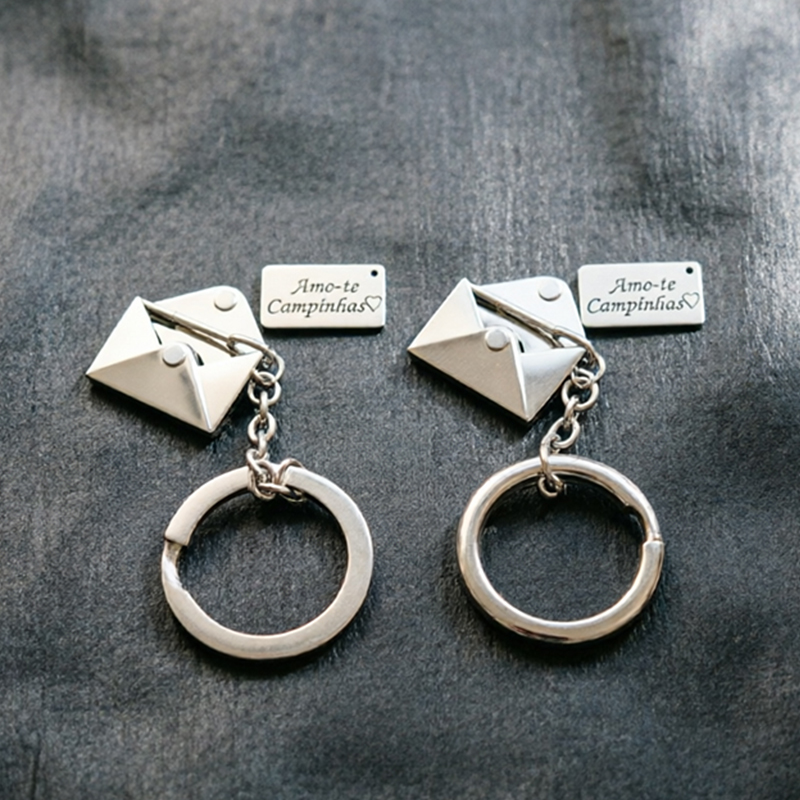 Can Open Envelope Custom Keych - Initial Ring Custom 评论和价格