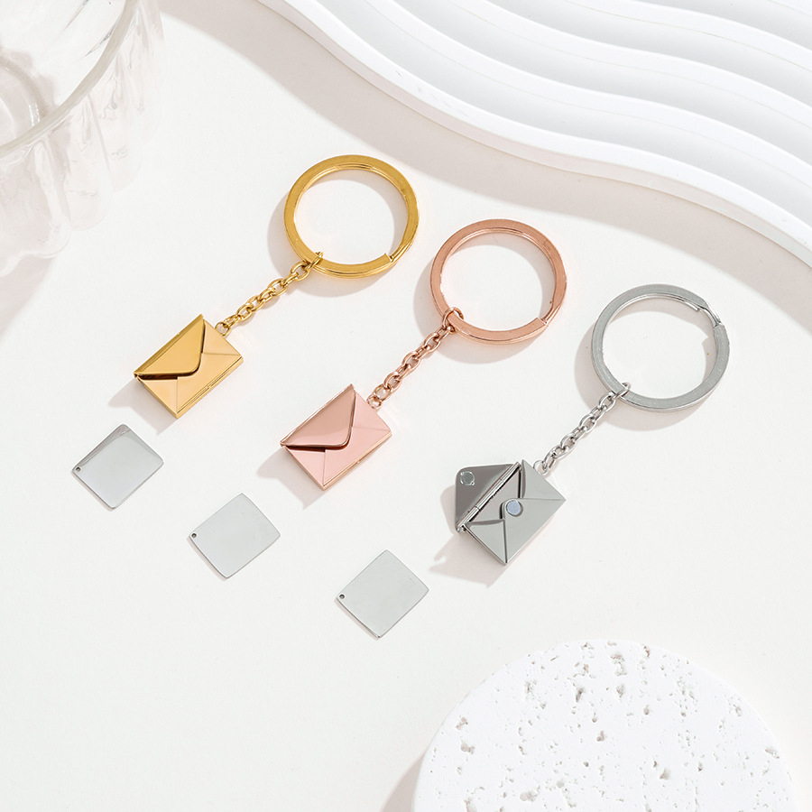 Can Open Envelope Custom Keych - Initial Ring Custom 评论和价格
