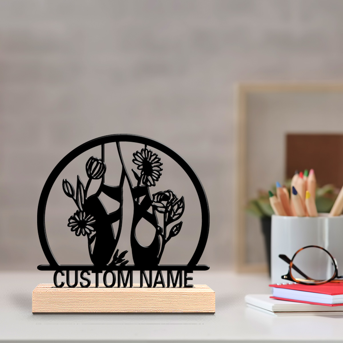 1pc beautiful personalized bal - Engraved Wood Frame 评论和价格