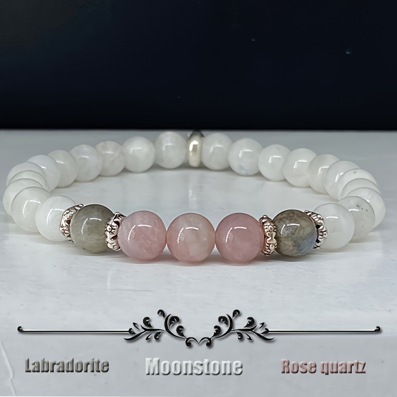 1pc/Moonstone, Labradorite and - Coordinates Bracelet 评论和价格