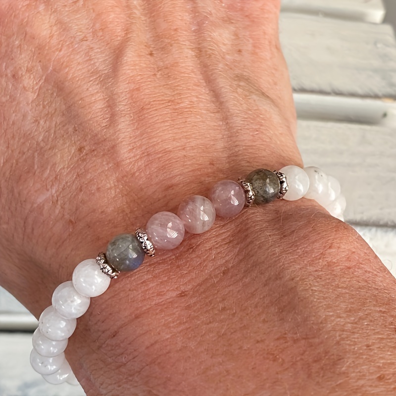 1pc/Moonstone, Labradorite and - Coordinates Bracelet 评论和价格