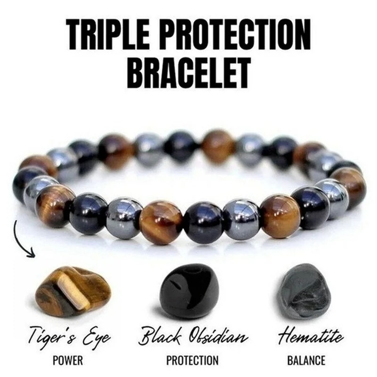 Man Bracelets Magnetic Hematit - Coordinates Bracelet 评论和价格