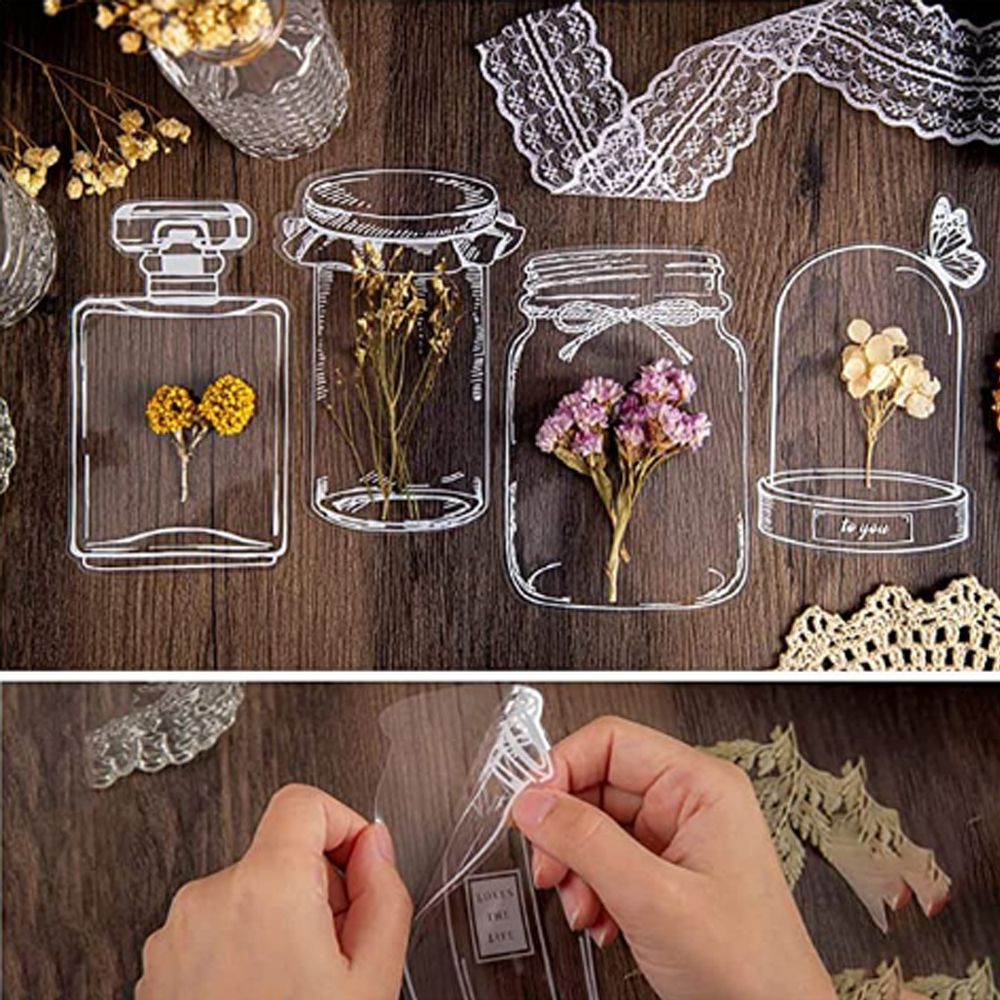 30Pcs Transparent Dried Flower - Dried Flower Bookmark 评论和价格