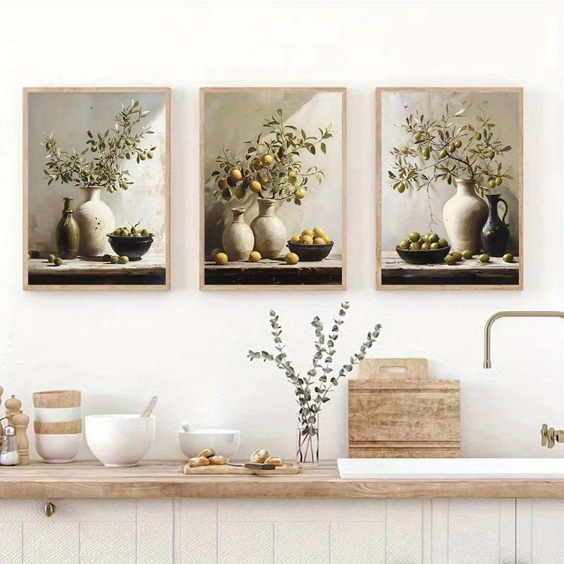 1pc frameless 1pc  Retro Still - Family Tree Print 评论和价格